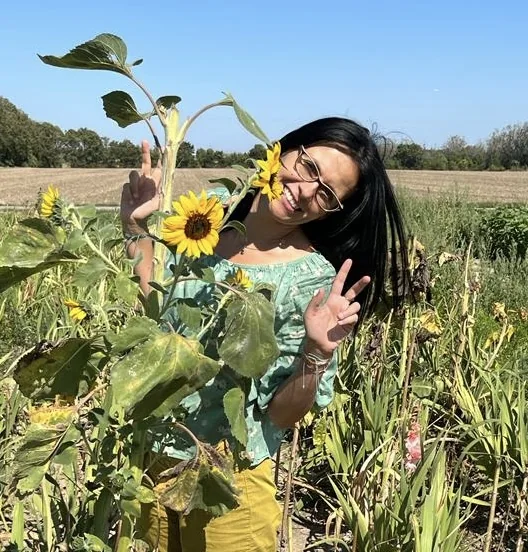 Gema con girasol